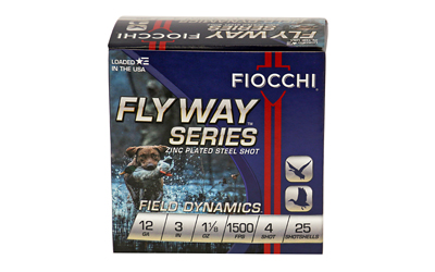 FIOCCHI 12GA #4 FLYWAY STEEL 25/250