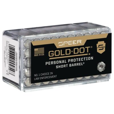 Speer Gold Dot Short Barrel Personal Protection Rimfire Ammunition .22 WMR 40 gr HP 1050 fps 50/ct