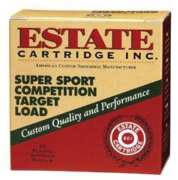 Estate Cartridge Super Sport 12 ga 2 3/4" 2 3/4 dr 1 1/8 oz #8 1145 fps - 25/box