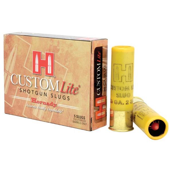 Hornady 20 ga Slug 250 gr FTX Custom Lite 5/Box