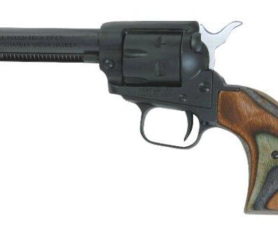 HERITAGE ROUGH RIDER 22LR/22MAG COMBO 4.75" BLK CAMO LAMIN GRIP