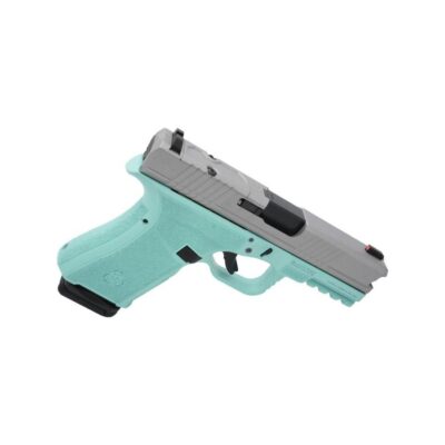 Black Rain Frontline Handgun 9mm Luger 15rd Magazine 3.75" Barrel Robins Egg Blue/Satin Mag Finish Optic Ready