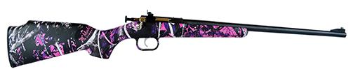 Keystone Crickett Rifle .22 LR Single Shot 16.125" Blued Barrel Synthetic Stock Muddy Girl