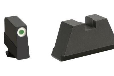 3XL Tall Green Tritium White Outline .365/FlatBlack .451 for most Glocks