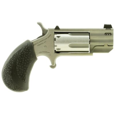 NAA Pug TP Handgun .22 Mag 5rd Magazine 1" Barrel Silver with Black Grip