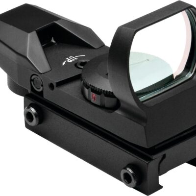 NcStar Red & Green Reflex Sight with 4 Reticles and QR Mount - Black