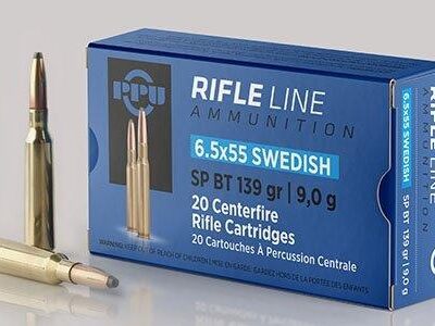 PPU Rifle Ammunition 6.5x55mm Swedish 139 gr SP 2540 fps - 20/ct