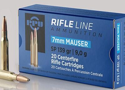 PPU Rifle Ammunition 7mm Mauser 139 gr SP 2660 fps - 20/ct