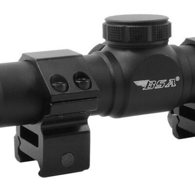 BSA Optix Rifle Scope 3-9x Mag. 40mm Obj BDC-8 Reticle - Clam Pack