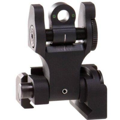 Troy Industries Rear Tritium Battle Sight - Black