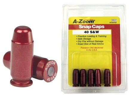 A-Zoom Metal Snap Caps .40 S&W 5/ct