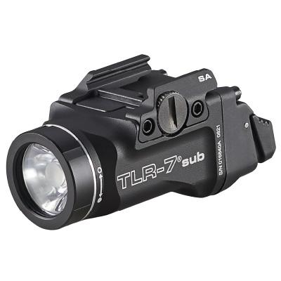 Streamlight TLR-7 Glock Sub Ultra-Compact Tactical Gun Light Black 500 Lumens
