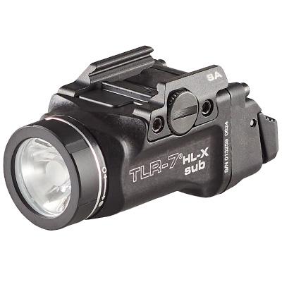 Streamlight TLR-7 HL-X Sub USB Weapon Light 1000 Lumens for Glock 43X/48 MOS Black