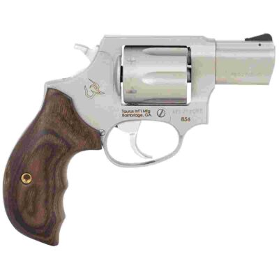 Taurus 856 Handgun .38 Spl 6rd Capacity 2" Barrel Matte Stainless Steel Finish Smooth Walnut Grips