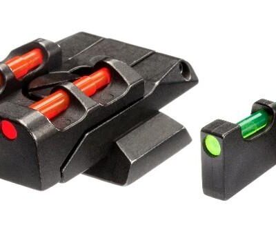 HIVIZ Interchangeable Front & Rear Sight Set for Smith&Wesson M&P pistols.