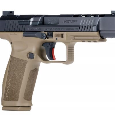 Century Arms Canik METE SFX Handgun 9mm Luger 20/rd Magazines (2) 5.2" Barrel FDE Grip and Black Slide