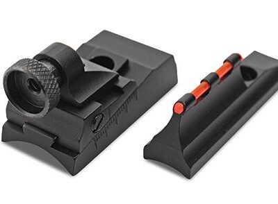 Traditions Peep Sight Fiber Optic Sight System Fits Traditions & CVA Straight Non-tapered Barrels