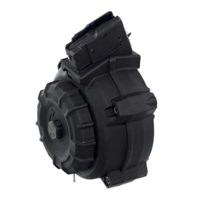 ProMag Black Polymer AK Magazine Drum for AK-47 7.62x39mm 50/rd