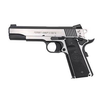 Colt Combat Elite Government Handgun 9mm Luger 9rd Magazine 5" Barrel Two-Tone Finish