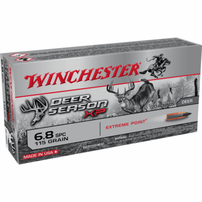 Winchester Deer Season XP 6.8 SPC 115 gr. PT 2625 fps 20/ct