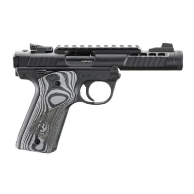 Ruger Mark IV 22/45 Lite Handgun .22 LR 10rd Magazines(2) 4.4" Non-threaded Barrel G10 Grip