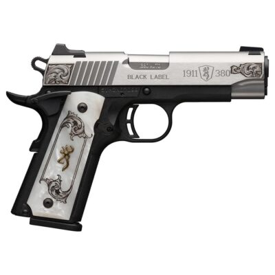 Browning 1911-380 Medallion Handgun .380 ACP 8rd Magazine 3.64" Barrel Black Stainless