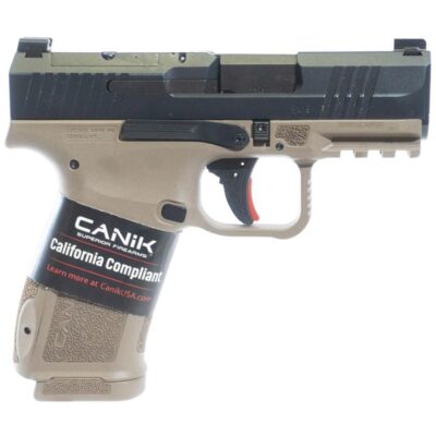 Canik Mete MC9 L Handgun 9mm Luger 10rd Magazine 3.18" Barrel Black/FDE CA Compliant