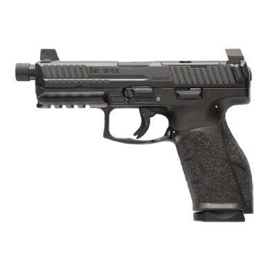 H&K VP9A1 X Tactical OR Handgun 9mm Luger 17rd (1) & 20rd (1) Magazines 4.7" Threaded Barrel Black