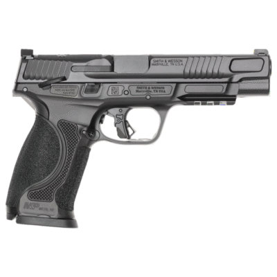 S&W M&P9 M2.0 Metal HD Handgun 9mm Luger 17rd Magazines(2) 5" Barrel Optic Ready Thumb Safety Black Steel Frame