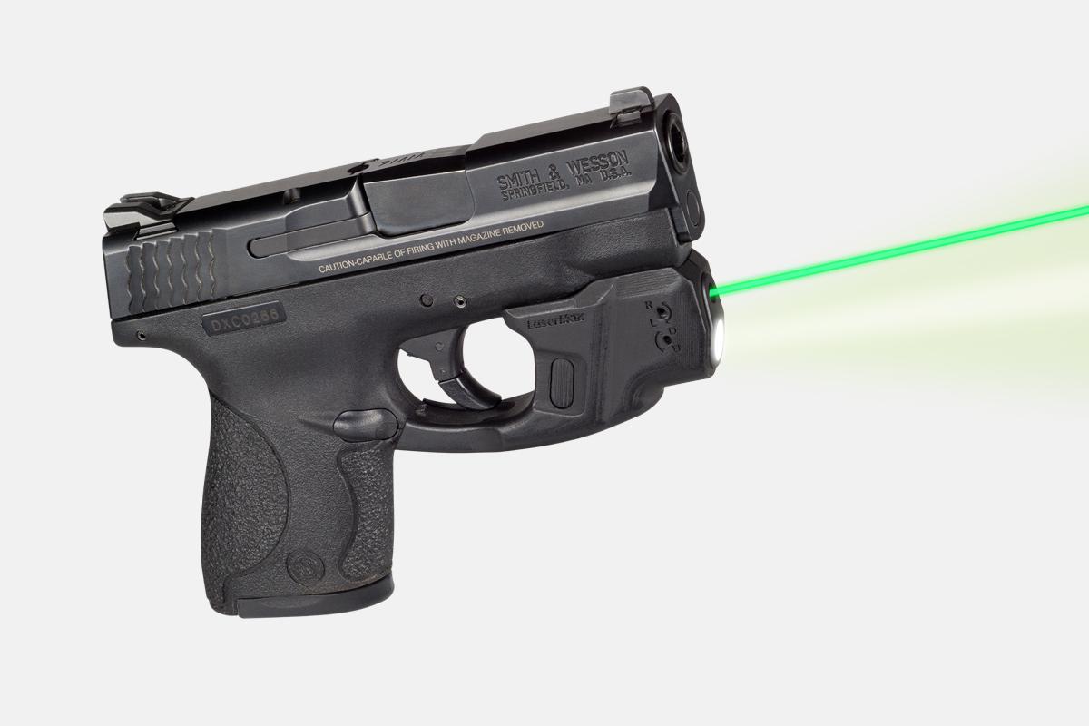 LaserMax Centerfire Laser w/GripSense - Green S&W Shield 9mm .40 cal
